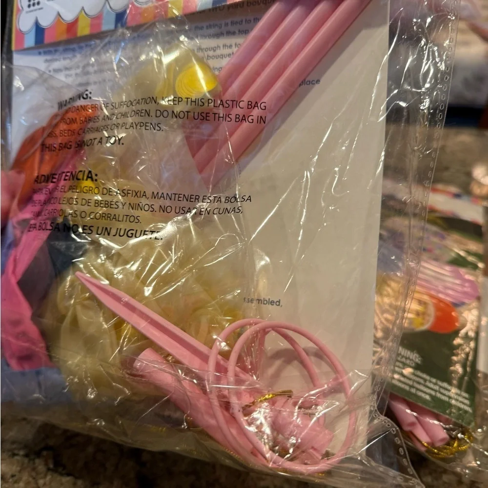 Party Balloon Yard Stakes by Party City 2 packages Brand New